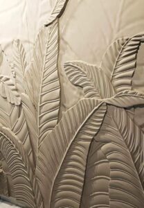 banana Leaf art - wall panel - stone art carving